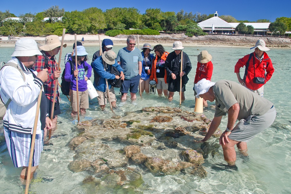 Prof. Jell with students