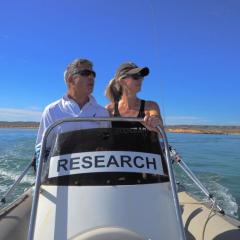 Dr Brad Norman and Samantha Reynolds